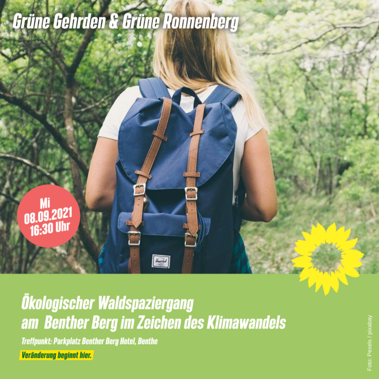 Einladung: Waldspaziergang II- Ökologischer Waldspaziergnag mit Ulrich Schmersow am Benther Berg