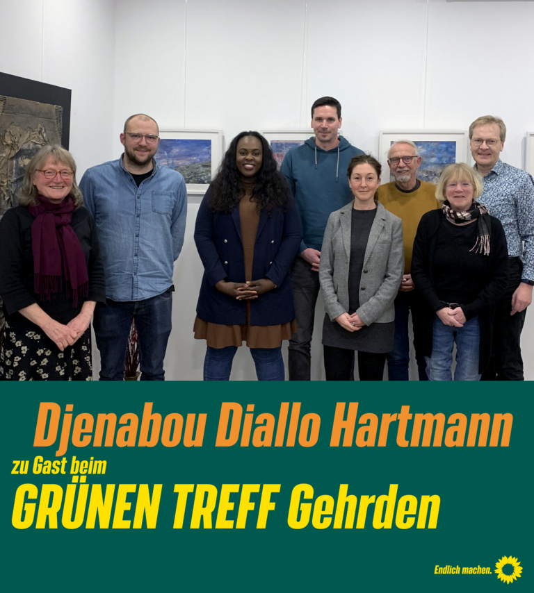 Landtagsabgeordnete Djenabou Diallo Hartmann zu Gast im GRÜNEN Treff