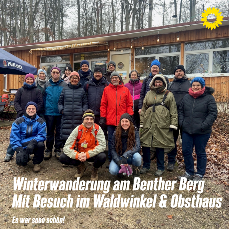 Wunderschöne Winterwanderung der GRÜNEN Gehrden am Benther Berg