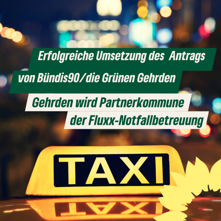 Erfolgreiche Umsetzung des Antrags von Bündis90/die Grünen Gehrden: Gehrden wird Partnerkommune der Fluxx-Notfallbetreuung