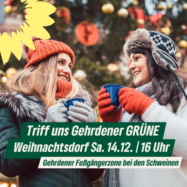 Einladung zum Jahresabschluss auf dem Gehrdener Weihnachtsmarkt