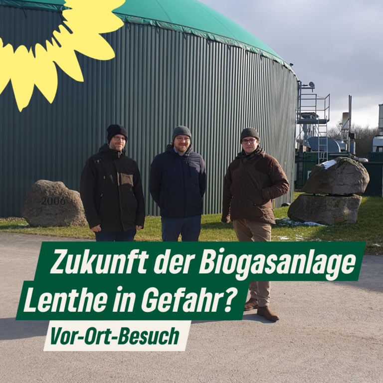 Infotermin mit Michael Steinke zur Biogasanlage Lenthe: Welche Zukunft hat die Biogasanlage Lenthe?