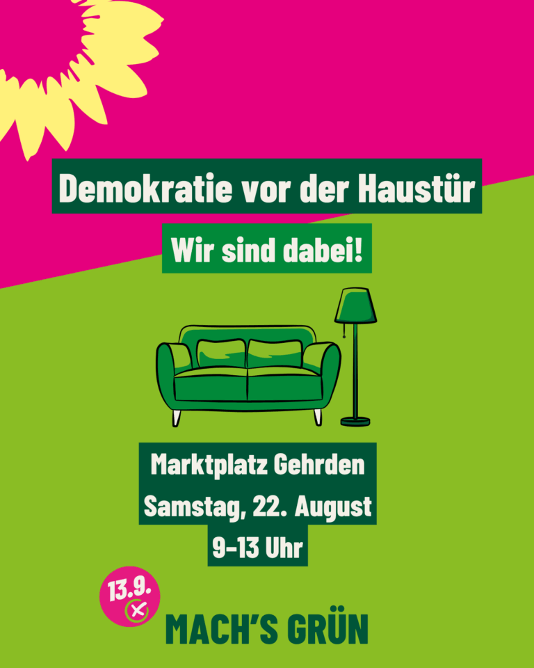 Demokratie vor der Haustür: Wir sind dabei
